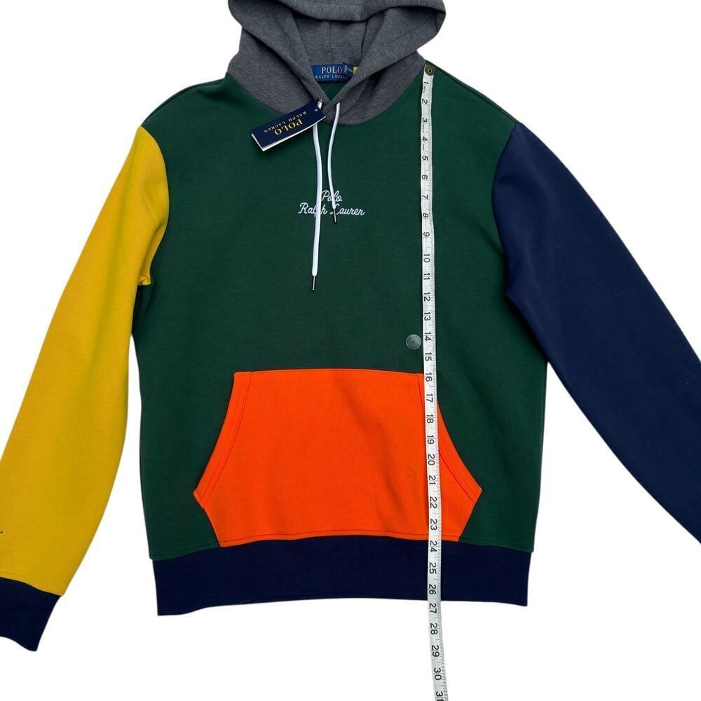 Polo Ralph Lauren Men's Logo Color-Blocked Double-Knit Hoodie Size M - Picture 8 of 13